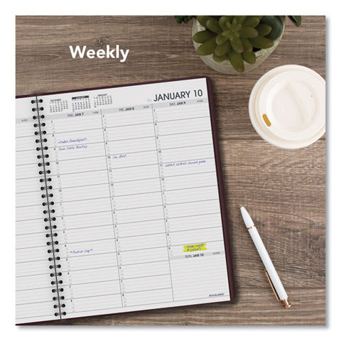 Weekly Appointment Book, 11 X 8.25, Winestone, 2021-2022