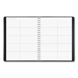 Contemporary Weekly-monthly Planner, Column, 11 X 8.25, Black Cover, 2022