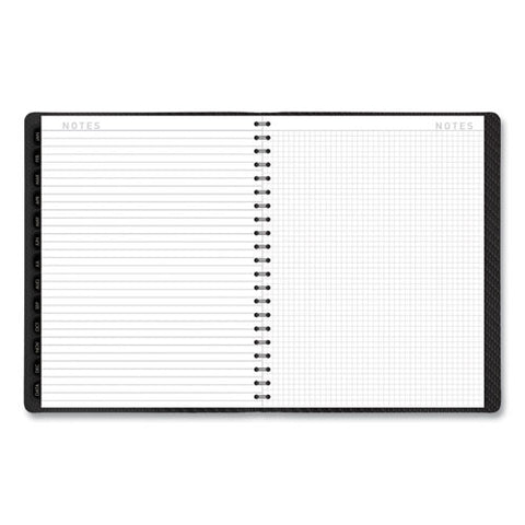 Contemporary Weekly-monthly Planner, Column, 11 X 8.25, Graphite Cover, 2021