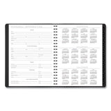 Contemporary Weekly-monthly Planner, Column, 11 X 8.25, Graphite Cover, 2021