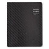 Contemporary Weekly-monthly Planner, Column, 11 X 8.25, Graphite Cover, 2021
