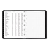 Contemporary Weekly-monthly Planner, Column, 11 X 8.25, Graphite Cover, 2021