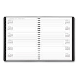 Contemporary Weekly-monthly Planner, Column, 11 X 8.25, Graphite Cover, 2021