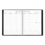 Contemporary Weekly-monthly Planner, Column, 11 X 8.25, Graphite Cover, 2021
