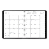Contemporary Weekly-monthly Planner, Column, 11 X 8.25, Graphite Cover, 2021