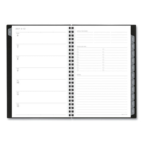 Elevation Academic Weekly-monthly Planner, 8.5 X 5.5, Black, 2021-2022