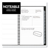 Elevation Academic Weekly-monthly Planner, 8.5 X 5.5, Black, 2021-2022