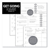 Elevation Academic Weekly-monthly Planner, 8.5 X 5.5, Black, 2021-2022