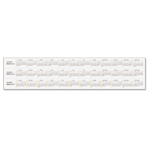 Wallmates Self-adhesive Dry Erase Monthly Planning Surface, 18 X 12