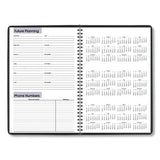 Monthly Planner, 12 X 8, Black Cover, 2020-2021