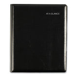 Executive Weekly-monthly Planner, 8.75 X 7, Black, 2021
