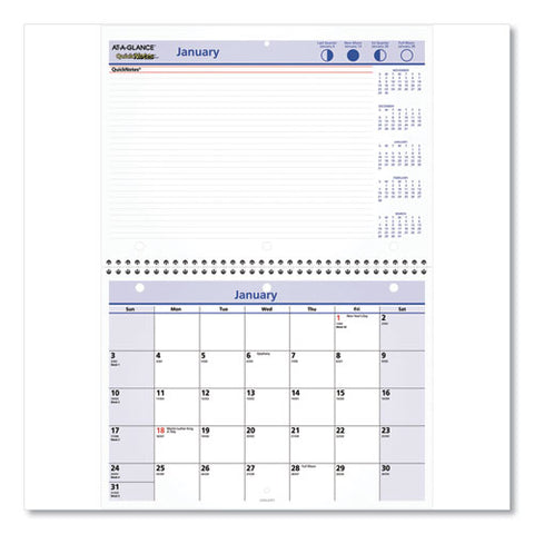 Quicknotes Desk-wall Calendar, 11 X 8, 2022