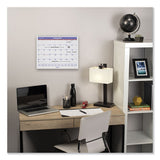 Monthly Wall Calendar, 15 X 12, Red-blue, 2021