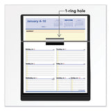 Flip-a-week Desk Calendar Refill With Quicknotes, 7 X 6, White, 2021