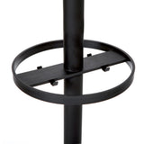 Brio Coat Stand, 13.75w X 13.75d X 66.25h, Black