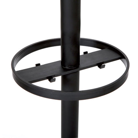 Brio Coat Stand, 13.75w X 13.75d X 66.25h, Black