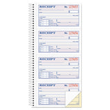 Two-part Rent Receipt Book, 2.75 X 4.75, Carbonless, 200 Forms