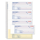 Tops Money-rent Receipt Book, 7 1-8 X 2 3-4, 2-part Carbonless, 200 Sets-book