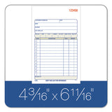 Carbonless Sales Order Book, Three-part Carbonless, 4-3-16 X 7 3-16, 50 Sheets