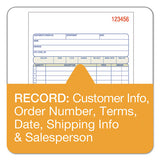Tops Sales-order Book, 7 15-16 X 5 9-16, 3-part Carbonless, 50 Sets-book