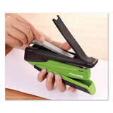 Inpower Spring-powered Desktop Stapler, 20-sheet Capacity, Green