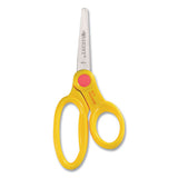 Scissor Caddy With Kids' Scissors, 5" Long, 2" Cut Length, Assorted Straight Handles, 24-set