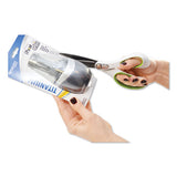 Carbotitanium Bonded Scissors, 8" Long, 3.25" Cut Length, White-green Straight Handle