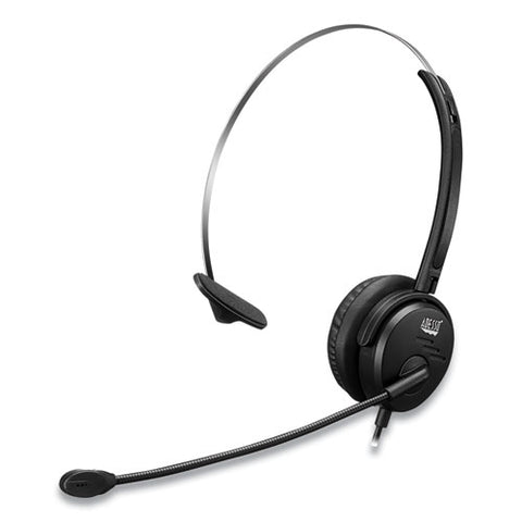 Xtream P1 Usb Wired Multimedia Headset With Microphone, Monaural Over The Head, Black