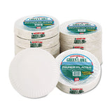White Paper Plates, 9" Diameter, 100-bag