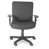 Alera Xl Series Big And Tall Mid-back Task Chair, Supports Up To 500 Lbs., Black Seat-black Back, Black Base