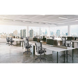 Alera Elusion Series Mesh Mid-back Swivel-tilt Chair, Supports Up To 275 Lbs, Black Seat-black Back, Black Base