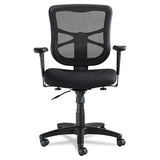 Alera Elusion Series Mesh Mid-back Swivel-tilt Chair, Supports Up To 275 Lbs, Black Seat-black Back, Black Base