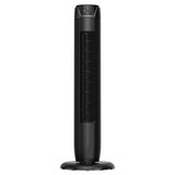 36" 3-speed Oscillating Tower Fan With Remote Control, Plastic, Black
