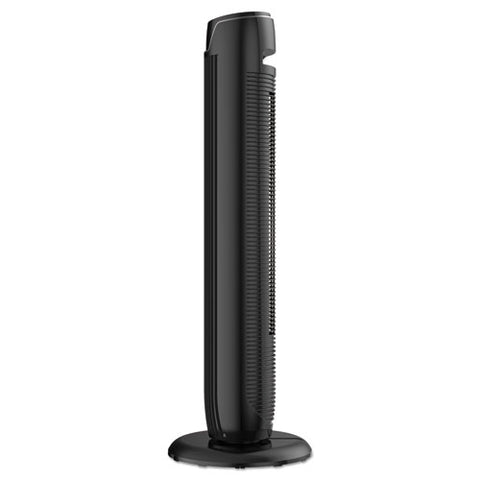 36" 3-speed Oscillating Tower Fan With Remote Control, Plastic, Black
