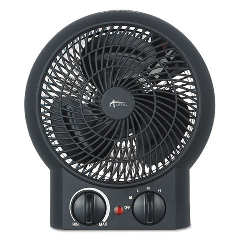 Heater Fan, 8 1-4" X 4 3-8" X 9 3-8", Black
