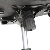 Alera Wrigley Series High Performance Mid-back Synchro-tilt Task Chair, Supports Up To 275 Lbs, Black Seat-back, Black Base