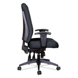 Alera Wrigley Series 24-7 High Performance High-back Multifunction Task Chair, Up To 300 Lbs, Black Seat-back, Black Base