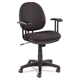 Alera Interval Series Swivel-tilt Ftask Chair, Supports Up To 275 Lbs, Black Seat-black Back, Black Base