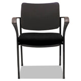 Alera Iv Series Guest Chairs, 24.80'' X 22.83'' X 32.28'', Black Seat-black Back, Black Base, 2-carton