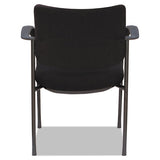 Alera Iv Series Guest Chairs, 24.80'' X 22.83'' X 32.28'', Black Seat-black Back, Black Base, 2-carton