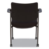 Alera Iv Series Guest Chairs, 24.80'' X 22.83'' X 32.28'', Black Seat-black Back, Black Base, 2-carton