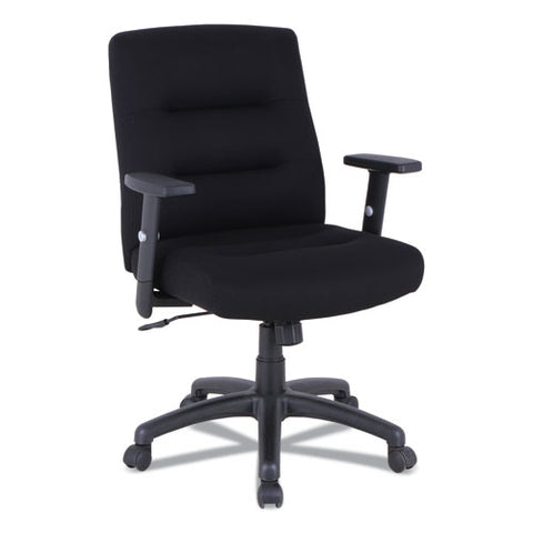 Alera Kesson Series Petite Office Chair, Supports Up To 300 Lbs., Black Seat-black Back, Black Base