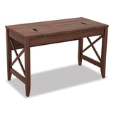 Sit-to-stand Table Desk, 47.25" X 23.63" X 29.5" To 43.75", Modern Walnut