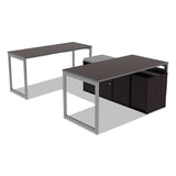 Alera Open Office Low Storage Cab Cred, 29 1-2w X 19 1-8d X 22 7-8h, Espresso