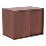 Alera Open Office Low Storage Cabinet Credenza, 29 1-2 X 19 1-8x 22 7-8, Cherry