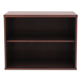Alera Open Office Low Storage Cabinet Credenza, 29 1-2 X 19 1-8x 22 7-8, Cherry