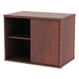 Alera Open Office Low Storage Cabinet Credenza, 29 1-2 X 19 1-8x 22 7-8, Cherry