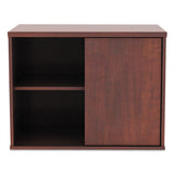 Alera Open Office Low Storage Cabinet Credenza, 29 1-2 X 19 1-8x 22 7-8, Cherry