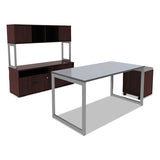 Alera Open Office Low Storage Cab Cred, 29 1-2w X 19 1-8d X 22 7-8h, Mahogany