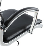 Alera Neratoli High-back Slim Profile Chair, Supports Up To 275 Lbs, Black Seat-black Back, Chrome Base